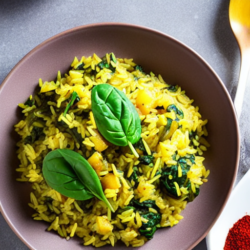 Arroz de Espinafre
