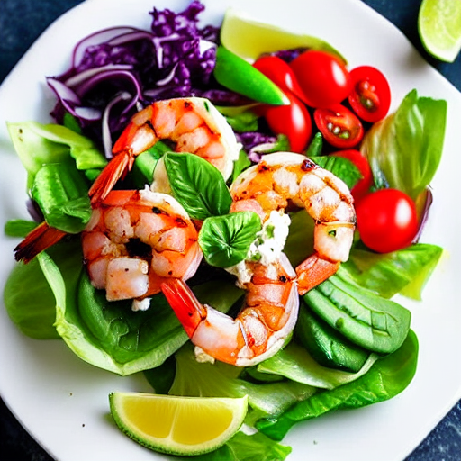Grilled Shrimp Salad