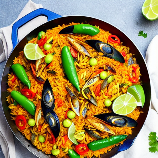 Vegan Seafood Paella