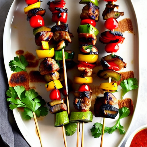 Mushroom Kebabs