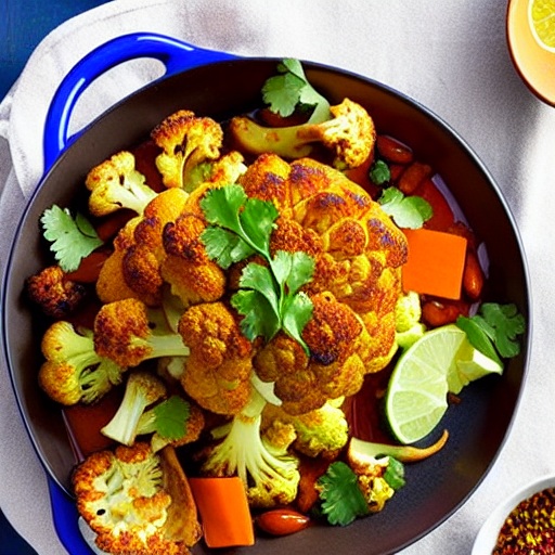Roasted Cauliflower Tagine