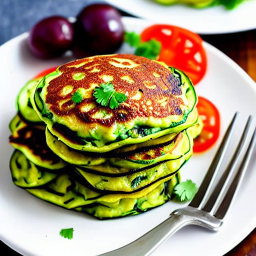Baked Zucchini Pancakes