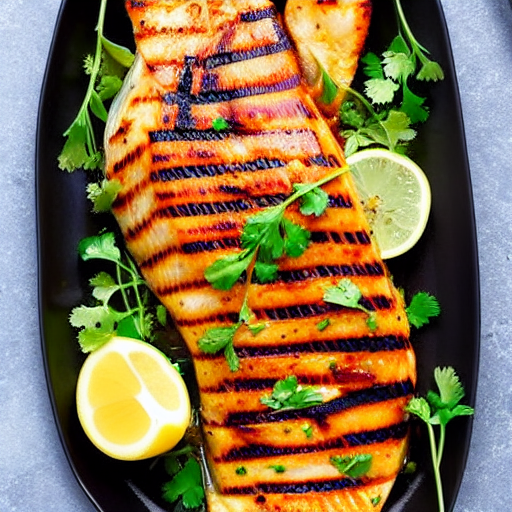 Grilled Fish Sayadiyah