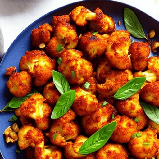 Baked Cauliflower Manchurian