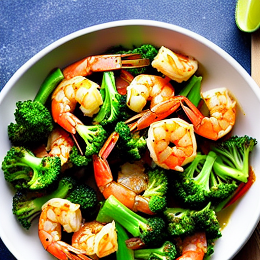 Spicy Shrimp and Broccoli