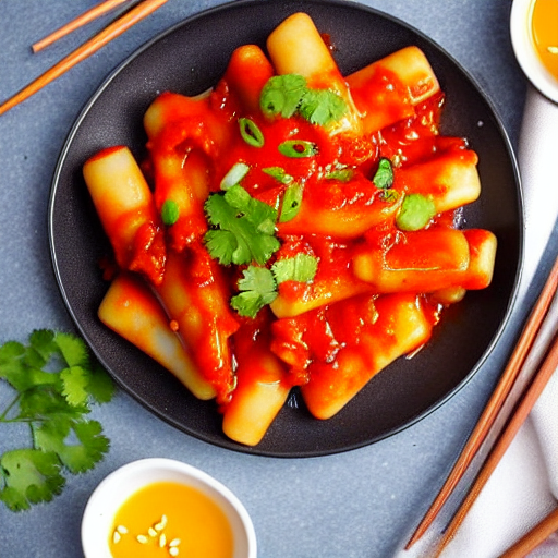Korean Spicy Rice Cakes