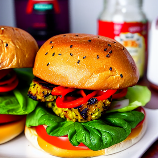 Grilled Vegetable Burger