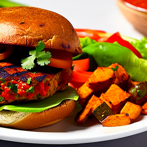 Tandoori Vegetable Burger