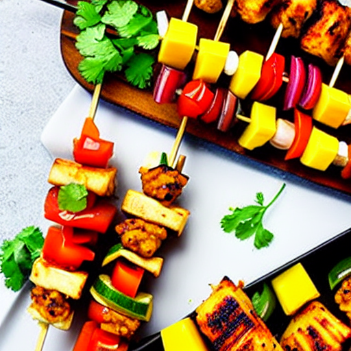 Pav Bhaji Skewers