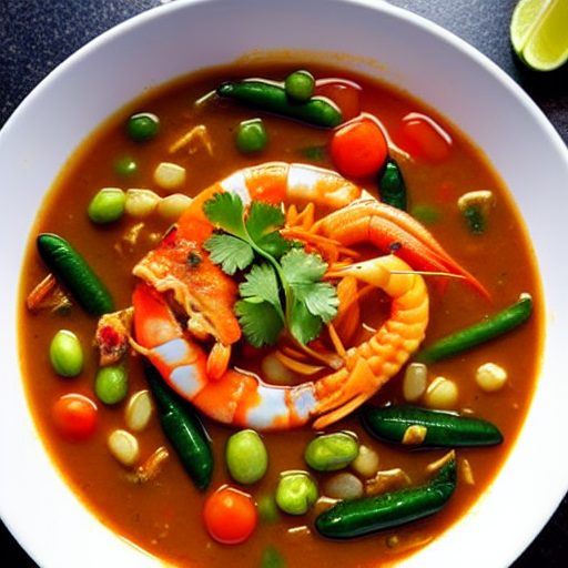 Sopa de Mariscos Vegetariana