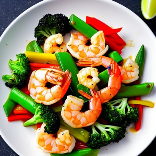 Garlic Shrimp Stir-Fry