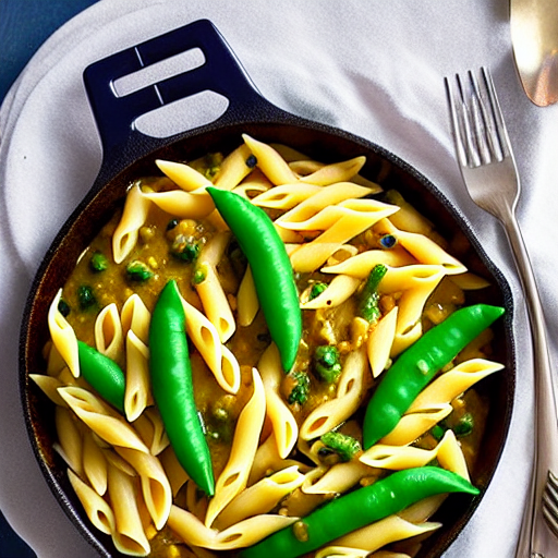 Macarrão com Ervilhas