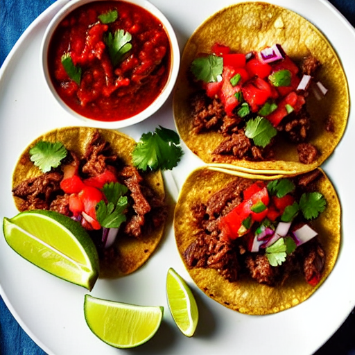 Beef Tacos with Salsa