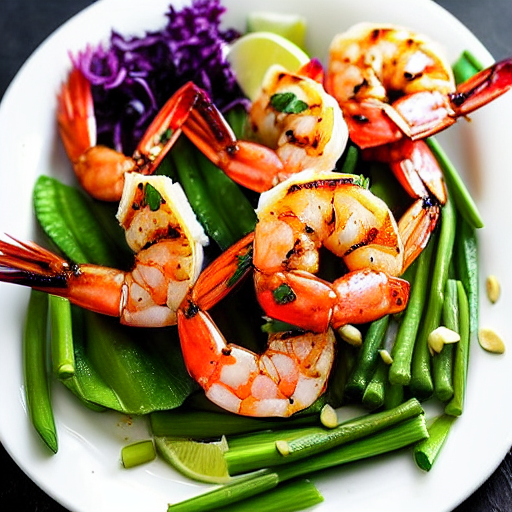 Grilled Shrimp with Garlic