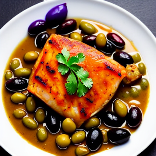 Tajine de Poisson aux Olives