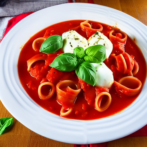 Pasta con Pomodoro e Mozzarella