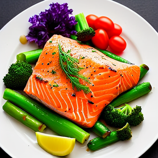 Baked Salmon with Dill