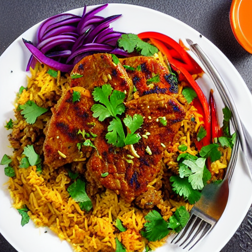 Riz bil Kebab Hindi