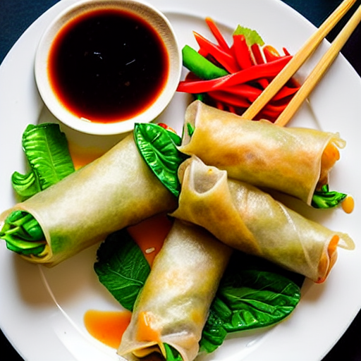 Noodle Spring Rolls