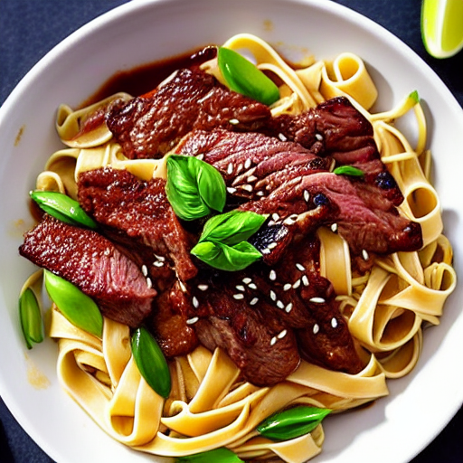 Korean BBQ Fettuccine