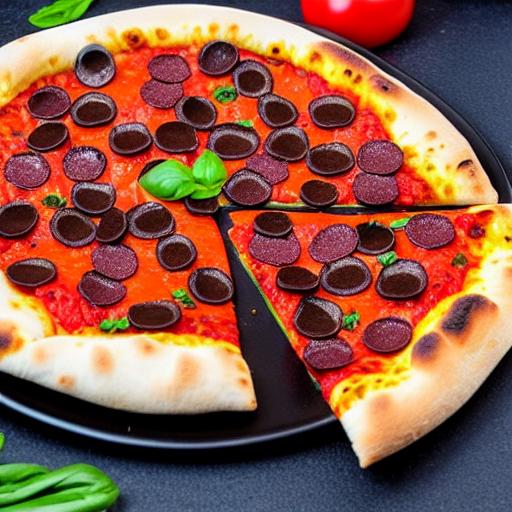 Pizza de Feijão Preto