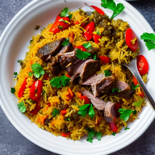 Riz Bil Fawda W Kharouf