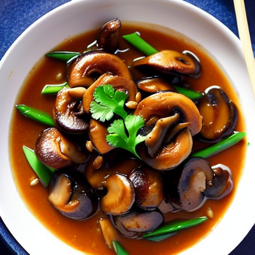 Vegan Braised Mushrooms