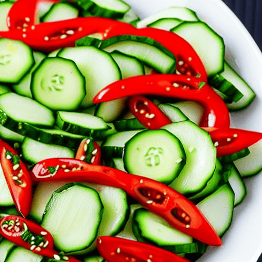 Korean-style Spicy Cucumber Salad