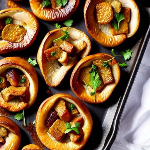 Baked Porcini Mushrooms