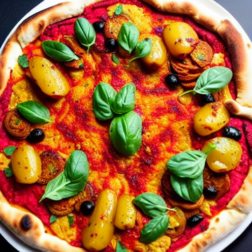 Challah Moroccan Pizza