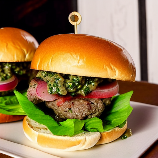 Burger de Veau aux Herbes