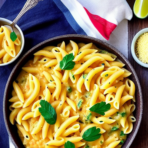 Macarrão com Queijo de Minas