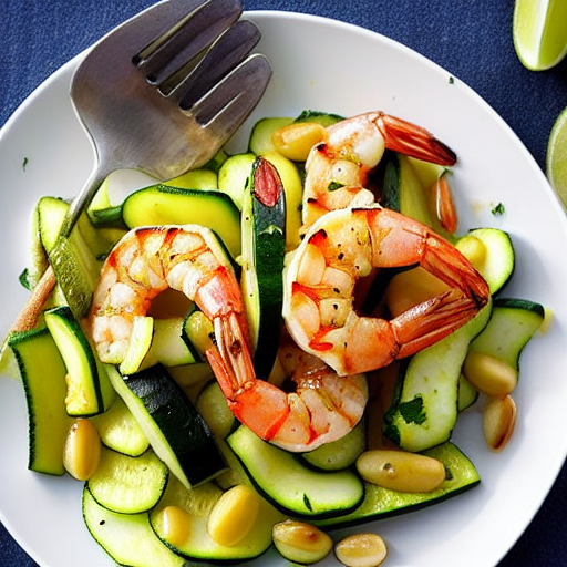 Zucchini and Shrimp