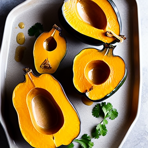 Maple Glazed Acorn Squash