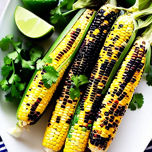 Cilantro Lime Grilled Corn
