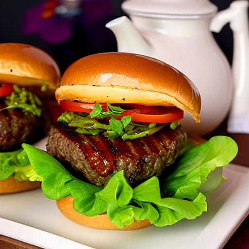 Tea Smoked Burger