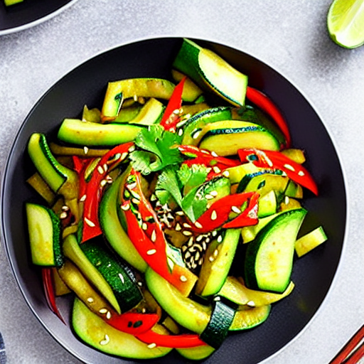 Korean Zucchini Stir-fry