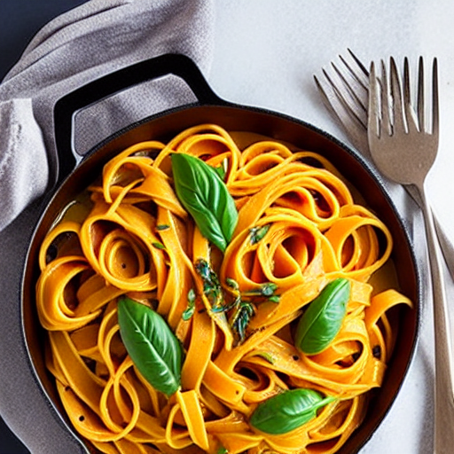 Vegan Pumpkin Pasta