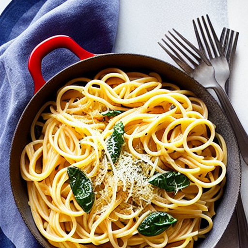 Pasta with Garlic and Parmesan