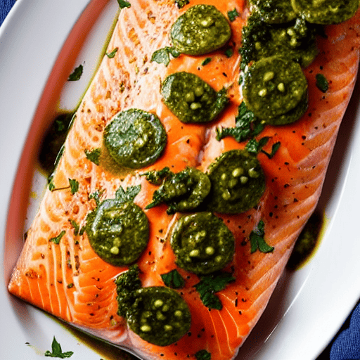 Baked Garlic Herb Salmon