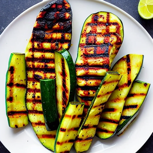 Grilled Zucchini with Spices