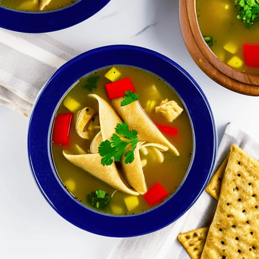 Chicken Soup with Matzo