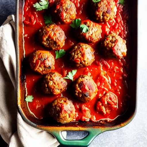 Keto Meatball Bake