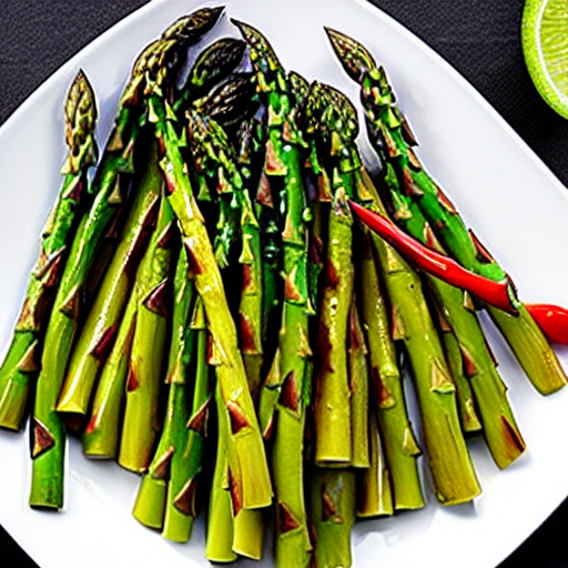 Spicy Grilled Asparagus