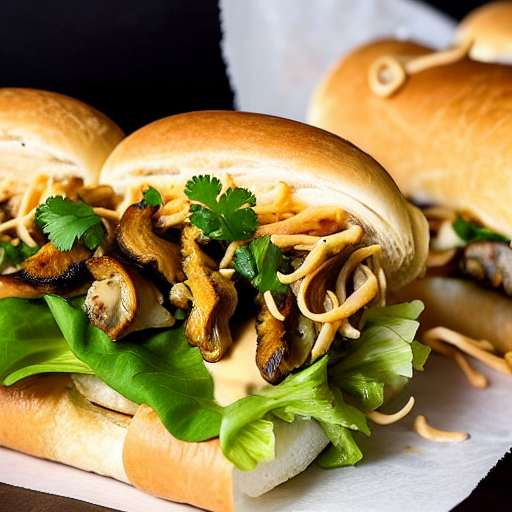Vegan Oyster Mushroom Po' Boy