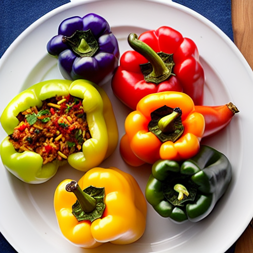 Stuffed Peppers with Rice