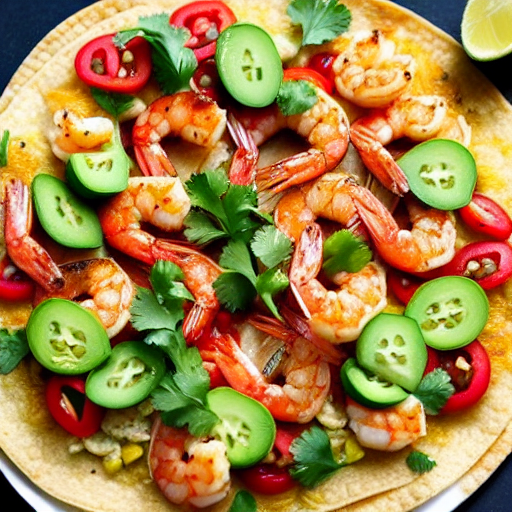Shrimp Tostada