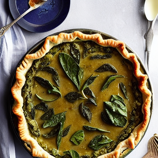 Wild Greens Pie