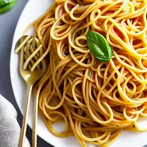 Sesame Oil Pasta