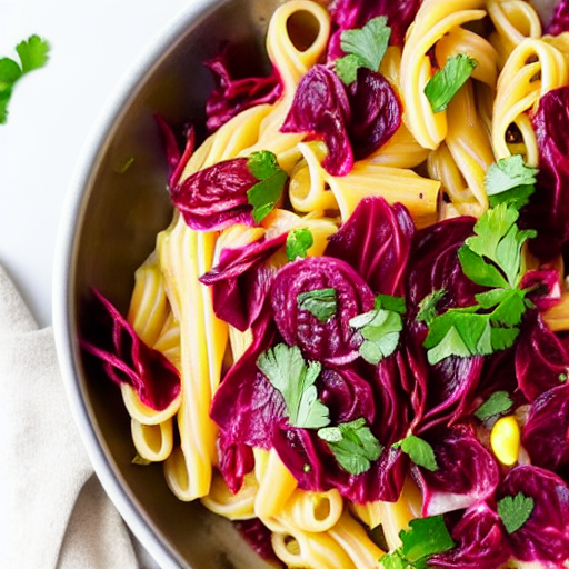Pasta con Salsa di Radicchio